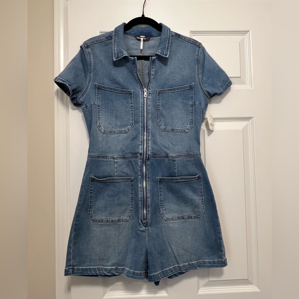 NWT Jean romper